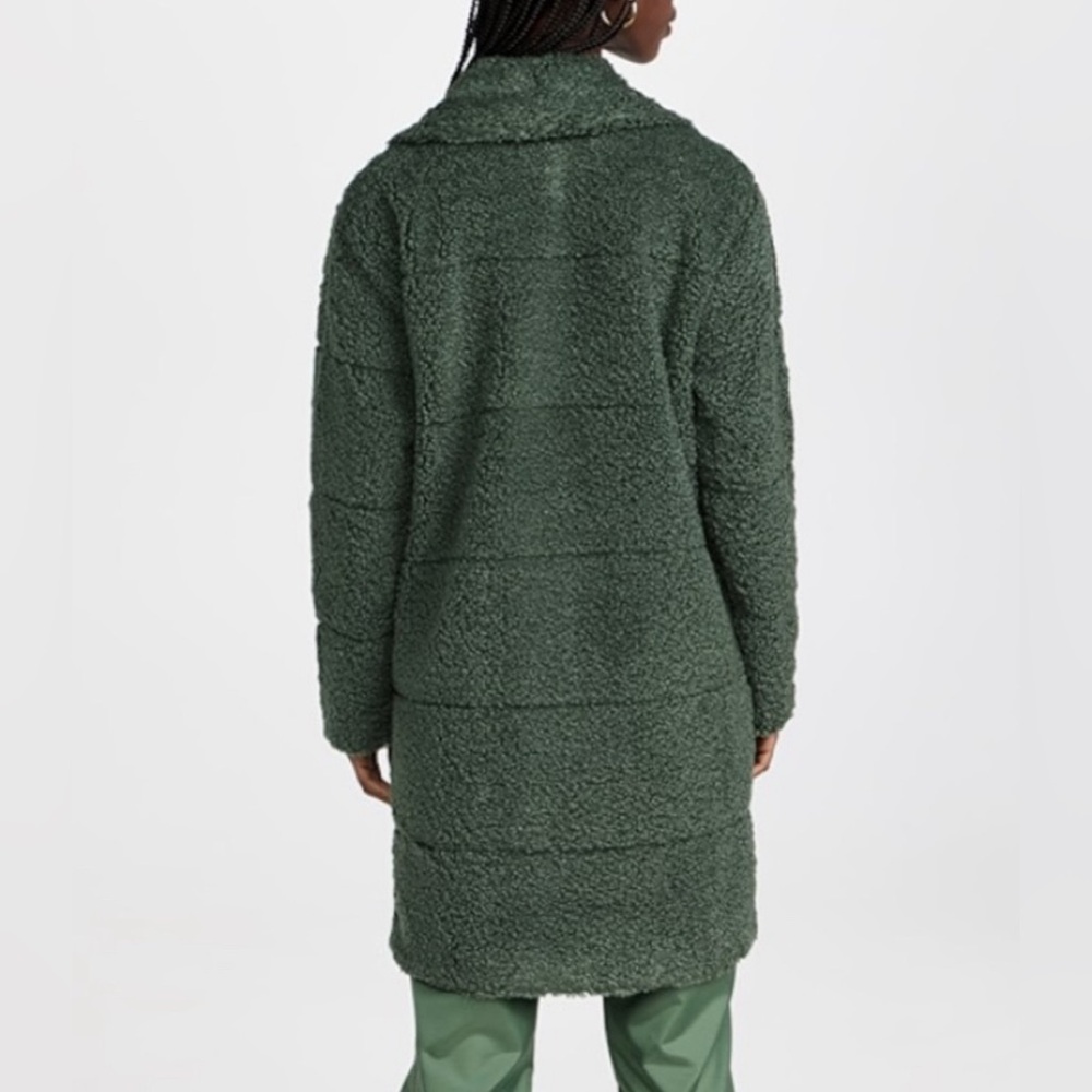 Monrow Forest Green Teddy Jacket - Picture 13 of 14